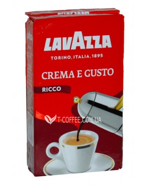 Кава LAVAZZA Crema e Gusto Ricco мелена 250 г (8000070040014) фото