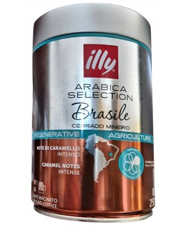 Кава ILLY Brazil Arabica Selection мелена 250 г ж/б (8003753215006)