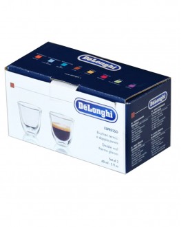 Набір стаканів DELONGHI для еспресо 2 шт х 60 мл