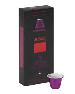 Кава MUSETTI Nespresso Cremissimo в капсулах 10 х 5,6 г