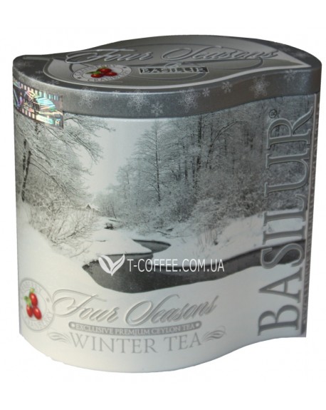 Чай BASILUR Winter Tea Зимовий - Пори Року 100 г ж/б (4792252929197)