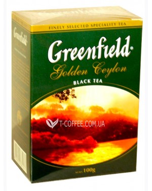 Чай GREENFIELD Golden Ceylon Цейлон 100 г к/п (4823096801063)