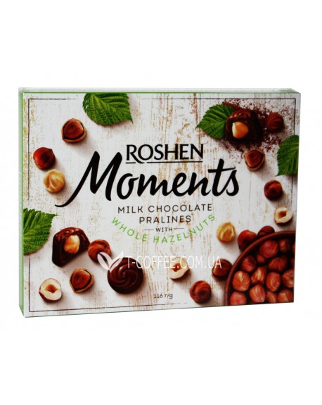 Цукерки ROSHEN Moments Моменти 116 г в коробці (4823077627750)