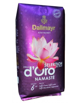 Кава DALLMAYR Crema d'Oro Selektion Des Jahres Namaste зернова 1 кг (4008167035503)
