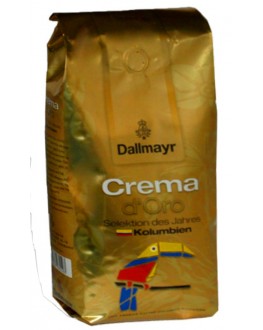 Кава DALLMAYR Crema d'Oro Selection Des Jahres Kolumbien зернова 1 кг (4008167035503)
