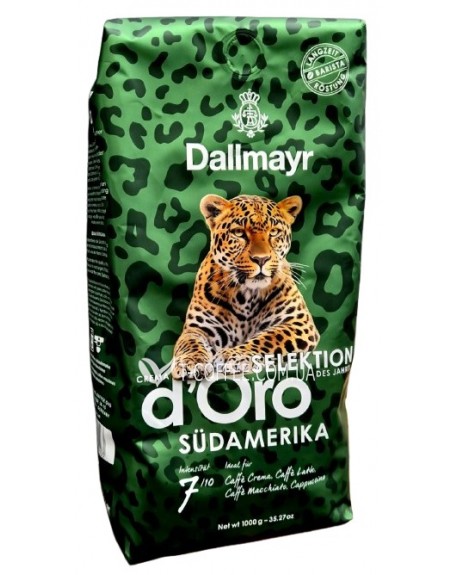 Кава DALLMAYR Crema d'Oro Selektion Südamеrikа зернова 1 кг (4008167035503)