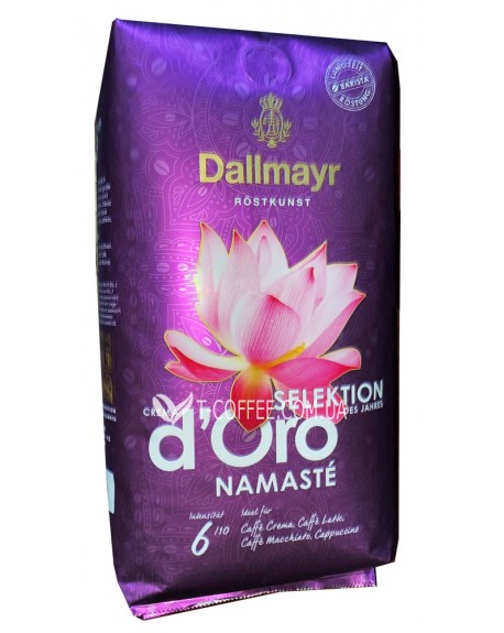 Кава DALLMAYR Crema d'Oro Selektion Des Jahres Namaste зернова 1 кг (4008167035503)