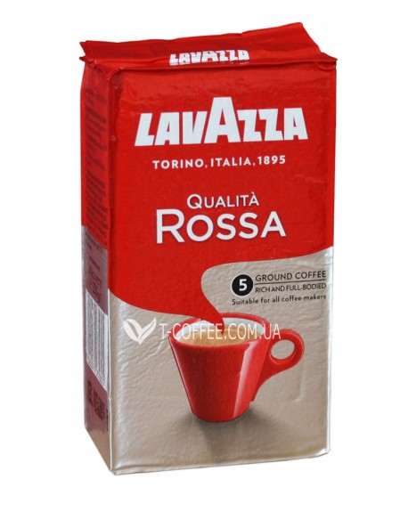 Кава LAVAZZA Qualita Rossa мелена 250 г (8000070035805)