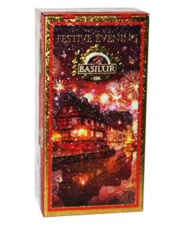 Чай BASILUR Festive Evening Святковий Вечір - Моменти 75 г ж/б (4792252938793)
