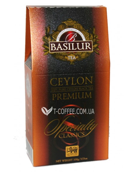 Чай BASILUR Ceylon Premium Цейлонський Преміум - Обрана Класика 100 г к/п (4792252920699)