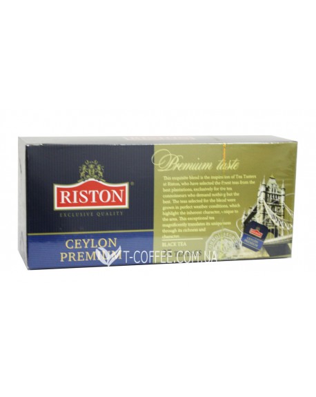 Чай RISTON Ceylon Premium Цейлонський Преміальний 25 х 2 г (4792156000725)