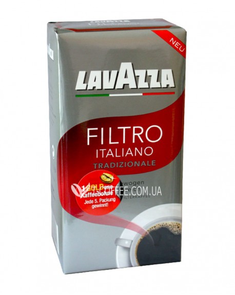 Кава LAVAZZA Filtro Italiano Tradizionale мелена 500 г (8000070024625)