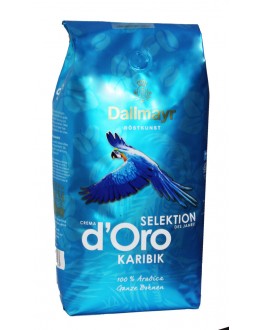Кава DALLMAYR Crema d'Oro Selektion Des Jahres Karibik зернова 1 кг (4008167035503)