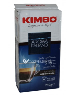 Кава KIMBO Aroma Italiano мелена 250 г (8002200501112) - фото