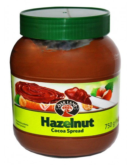 Шоколадна паста OAK LANE Haselnut Cocoa Spred 750 г скл. б. (5051701066104)