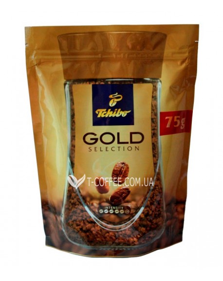 Кава TCHIBO Gold Selection розчинна 75 г економ. пак (4046234821000)