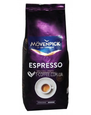 Кава MOVENPICK Espresso зернова 1 кг (4006581506272) фото