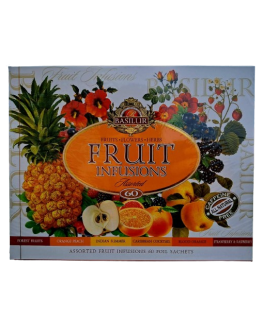 Чай BASILUR Fruit Infusions Assorted - Фруктові Коктейлі Асорті 60 х 1,8 г (4792252935495)