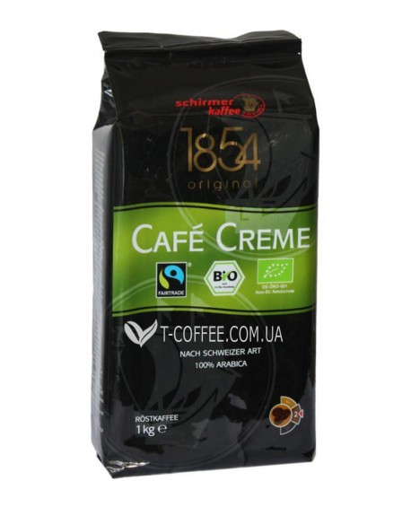 Кава SCHIRMER Cafe Creme Bio зернова 1 кг (4007611158171)