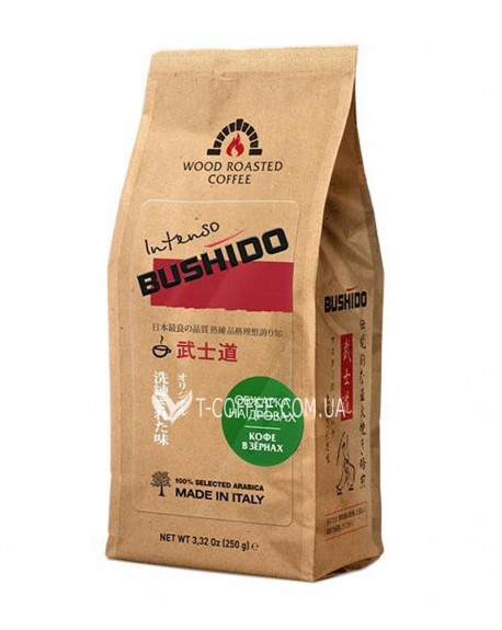 Кава BUSHIDO Intenso зернова 250 г (5060367340039)