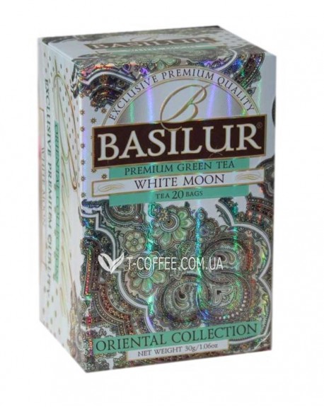 Чай BASILUR White Moon Білий Місяць - Східна 20 х 2 г (4792252916432)