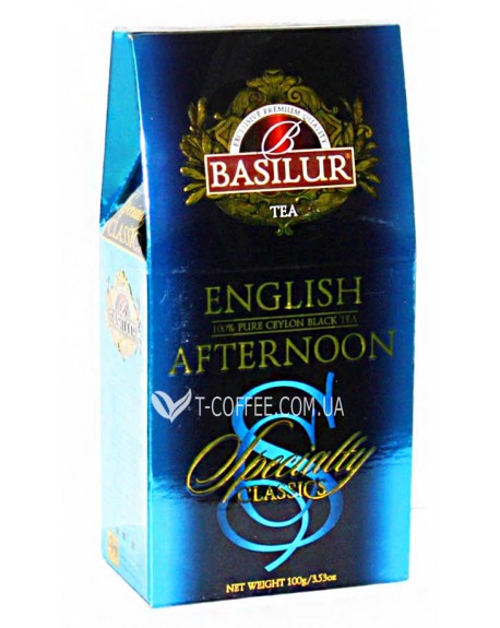 Чай BASILUR English Afternoon Англійський Полудень - Обрана Класика 100 г к/п (4792252920682)
