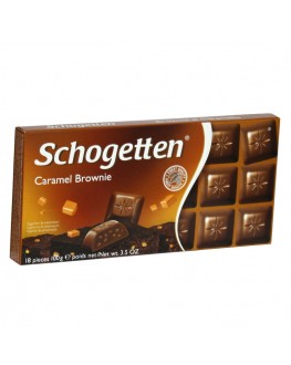Шоколад SCHOGETTEN Caramel Brownie Молочний Карамель Брауні 100 г (4000415040109)
