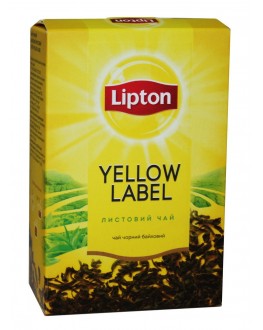 Чай LIPTON Yellow Label Чорний 80 г (4823084201936)
