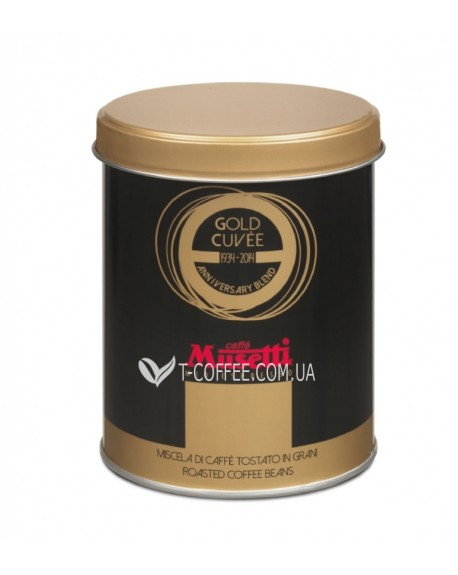 Кава MUSETTI Gold Cuvee зернова 250 г ж/б (8004769234166)