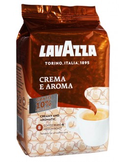 Кава LAVAZZA Crema e Aroma зернова 1 кг + 100 г У ПОДАРУНОК (8000070027015)