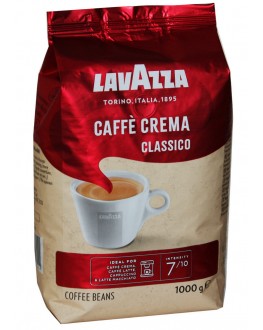 Кава LAVAZZA Caffe Crema Classico зернова 1 кг (8000070027411)