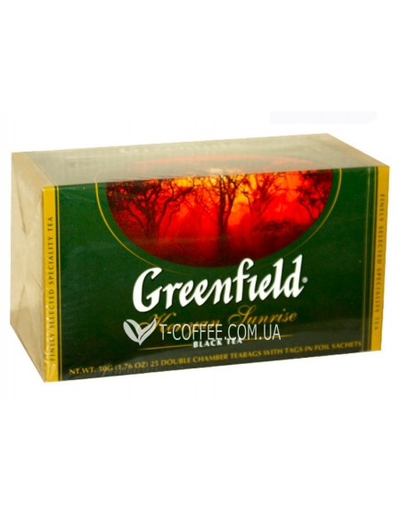 Чай GREENFIELD Kenyan Sunrise Кенія 25 х 2 г (4823096801209)