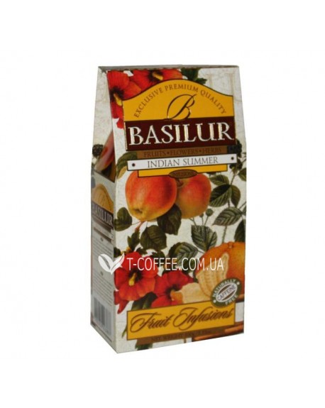 Чай BASILUR Indian Summer Індійське Літо - Фруктові Коктейлі 100 г к/п (4792252923867)