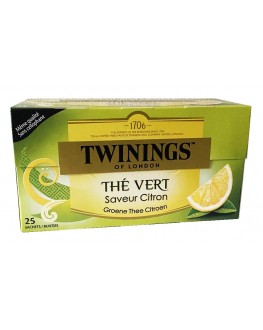 Чай TWININGS The Vert Citron Intense Зелений Лимон 25 х 2 г (5055953900100) 