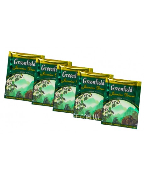 Чай GREENFIELD Jasmine Dream Зелений Жасмин 100 х 2 г економ. упаковка