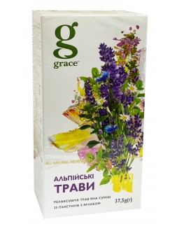 Чай GRACE! Alpine Herbs Альпійські Трави 25 х 1,5 г (5060207692526)
