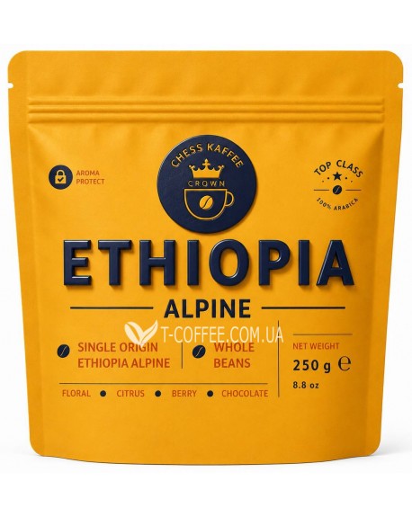 Кава Chess Kaffee Top Class Ethiopia Alpine зернова 250 г (4003658241678)