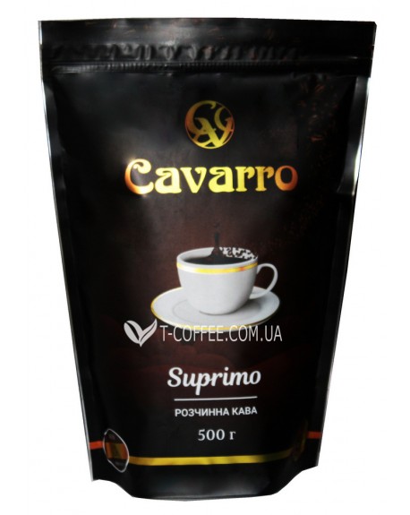 Кава CAVARRO Suprimo розчинна 500 г економ. пак. (4820235750169)