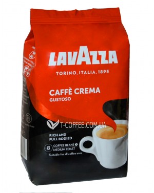 Кава LAVAZZA Caffe Crema Gustoso зернова 1 кг фото