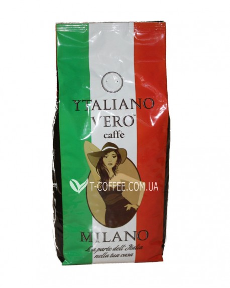 Кава ITALIANO VERO Milano зернова 1 кг