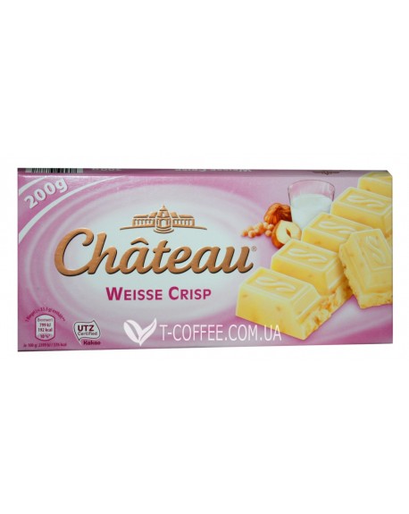 Шоколад CHATEAU Weisse Crisp Білий Грильяж 200 г (29039777)