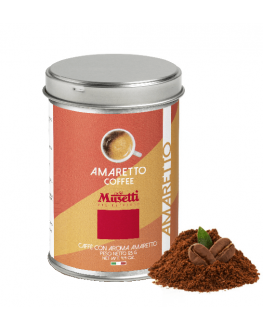 Кава MUSETTI Amaretto ароматизована мелена 125 г ж/б (8004769246008)