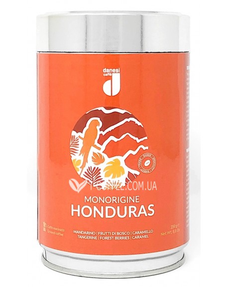 Кава DANESI Monorigine Honduras 100% Arabica зернова 250 г ж/б (8000135424155)