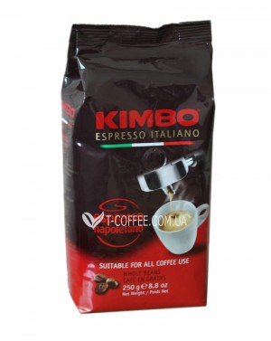 Кава KIMBO Espresso Napoletano зернова 250 г (8002200602123) - фото