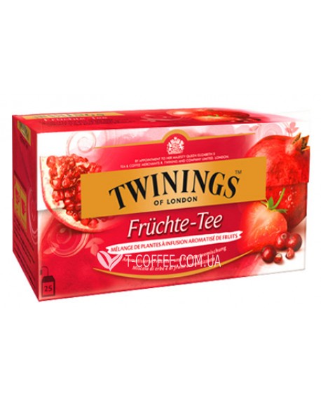 Чай TWININGS Fruit Tea Фруктовий 25 х 2 г (070177258504)