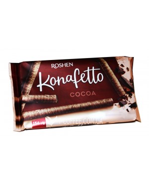 Вафельні трубочки ROSHEN Konafetto Cocoa Какао 156 г (4823077616402) фото