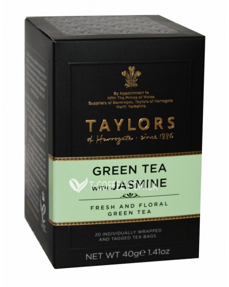 Чай TAYLORS Green Tea Jasmine Зелений Жасмин 20 х 2,5 г (615357118966)