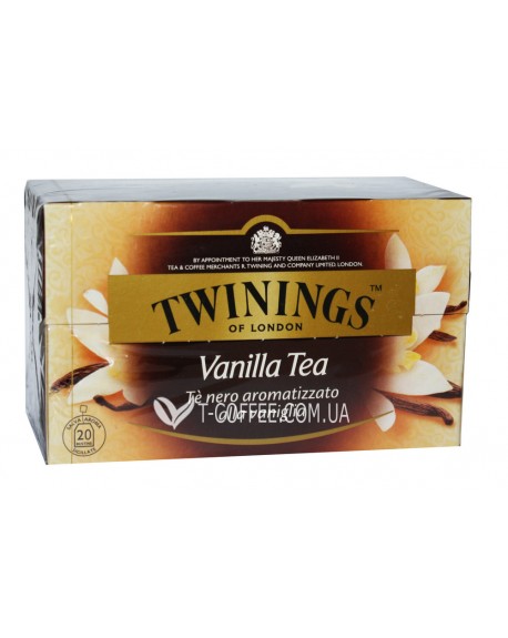Чай TWININGS Vanilla Ваніль 20 х 2 г (070177170554)