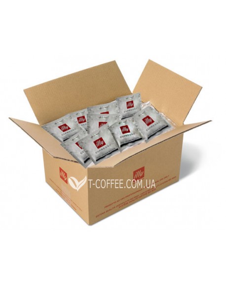 Кава ILLY Espresso в монодозах (чалдах, таблетках) темного обсмаження 200 х 7,3 г (8003753915814)