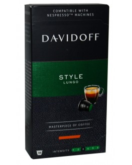 Кава DAVIDOFF Nespresso Cafe Style Lungo в капсулах 10 х 5,5 г (4046234847383)